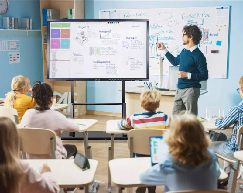 4K UHD optional interactive smart whiteboard for office and conferencing 