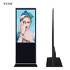 Wall Mounted Split Screen Store Interactive Advertising Touch Screen