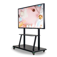 65' LED Touch Screen Monitor Whiteboard Interactive Flat Panel
