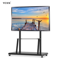 Factory supply 4k LCD 20 point touch interactive smart board teaching