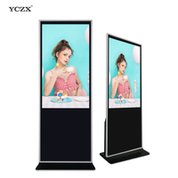 Android System Standalone Floor Standing Indoor Led Ad Player 