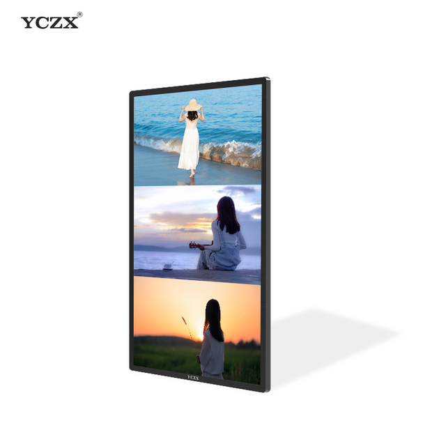 Floor-standing 55-inch Android media player touch screen